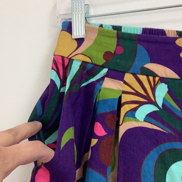 INC International Concepts Vibrant Wide-Leg Pants linen blend size 4 - Picture 7 of 11